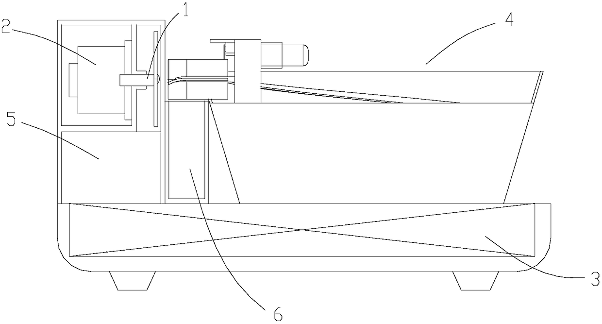 A fully automatic snail shell breaking machine