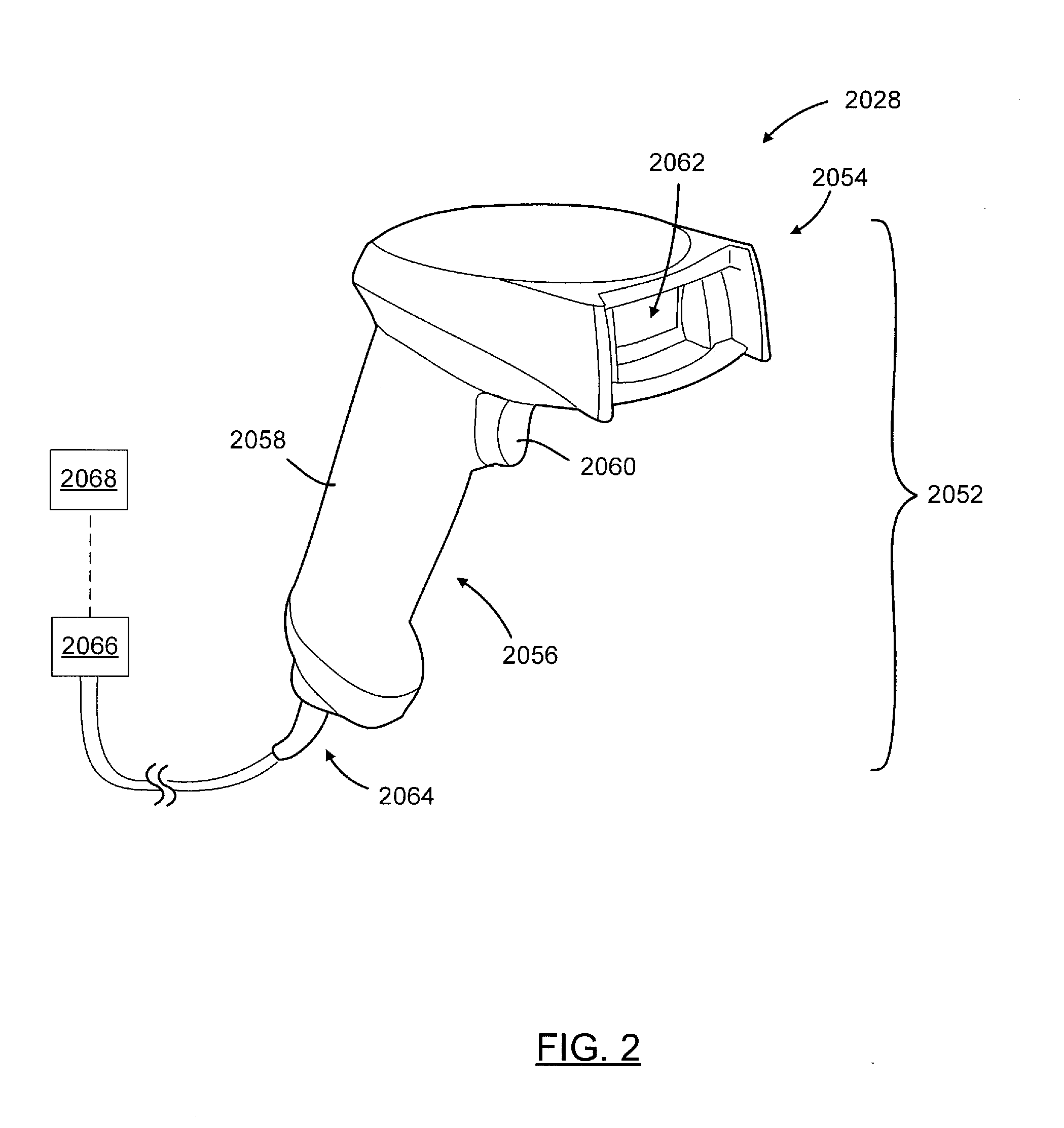 Imager reader with hand gesture interface