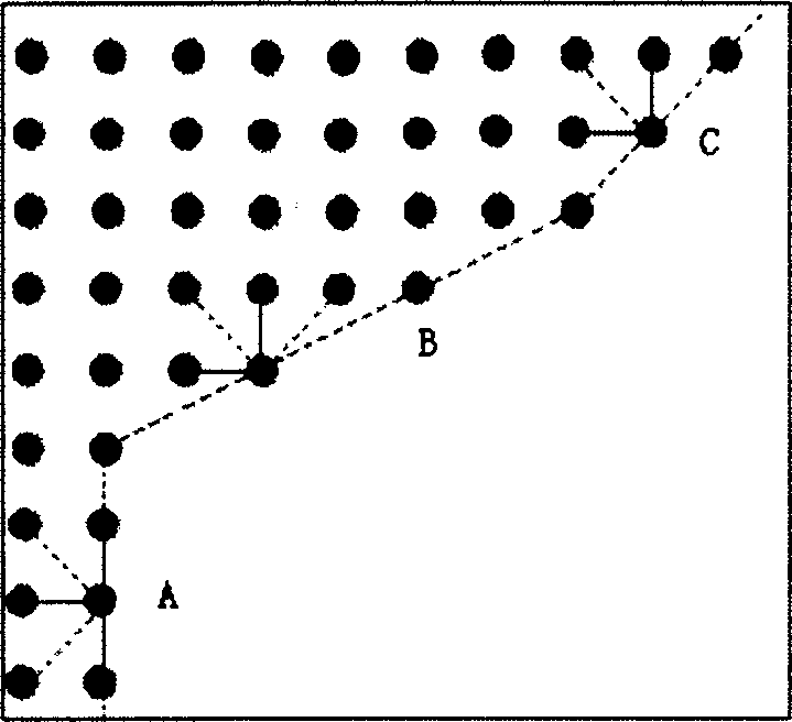 Cellular automation method for simulating anisotropic silicon-etching process