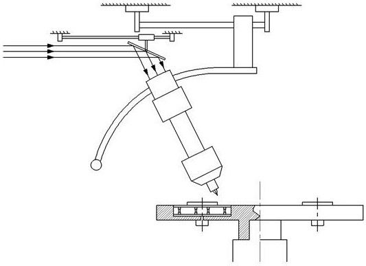 Device for superspeed laser cladding manufacture and method