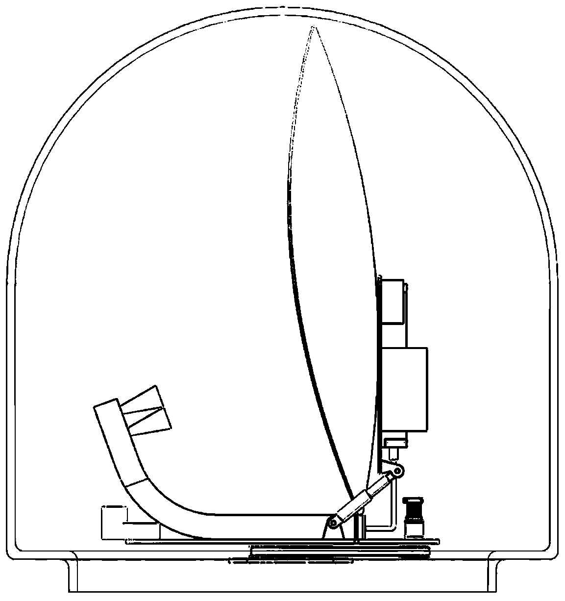 Pitching multi-beam weather radar and detection method thereof