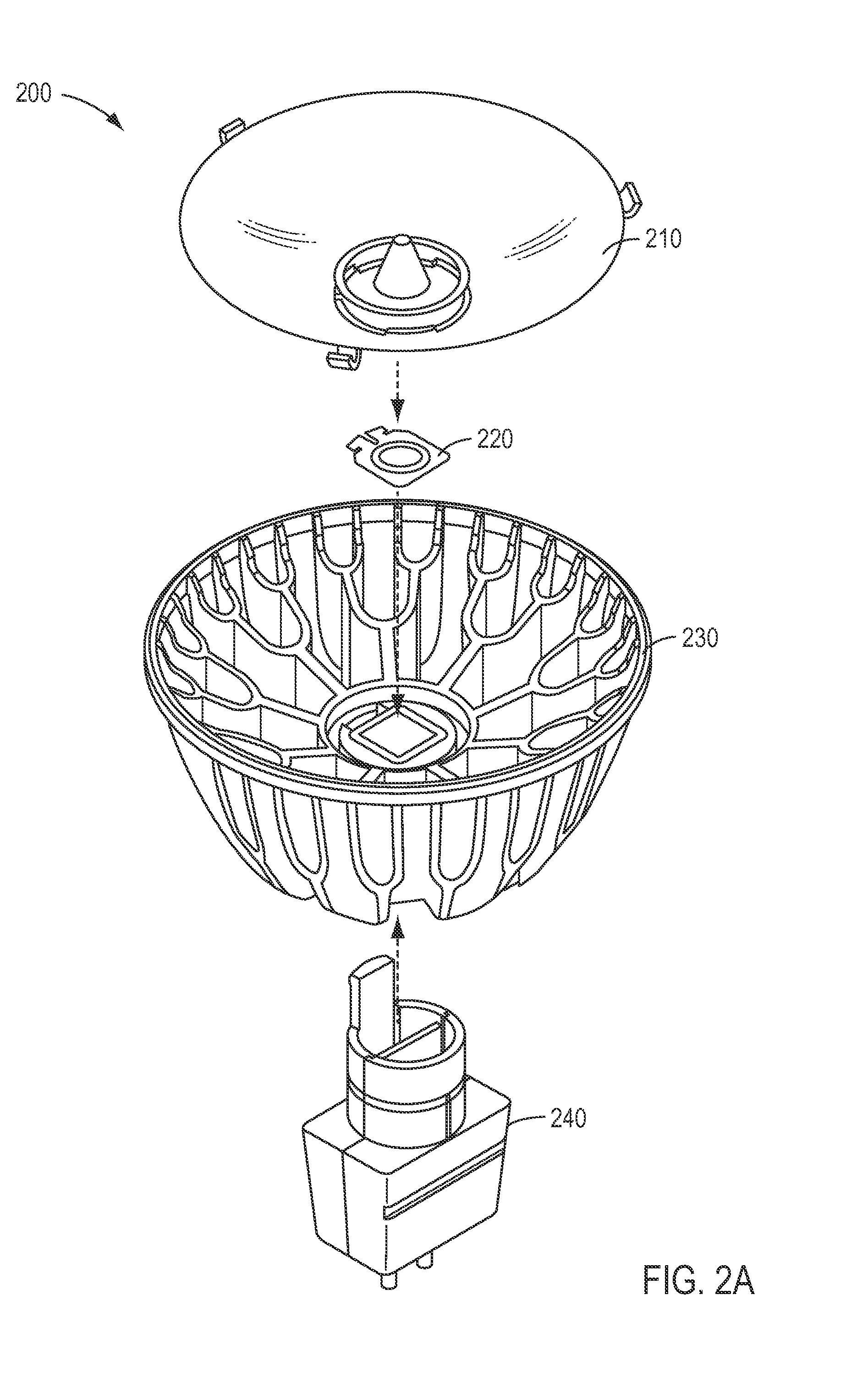 Illumination source with direct die placement