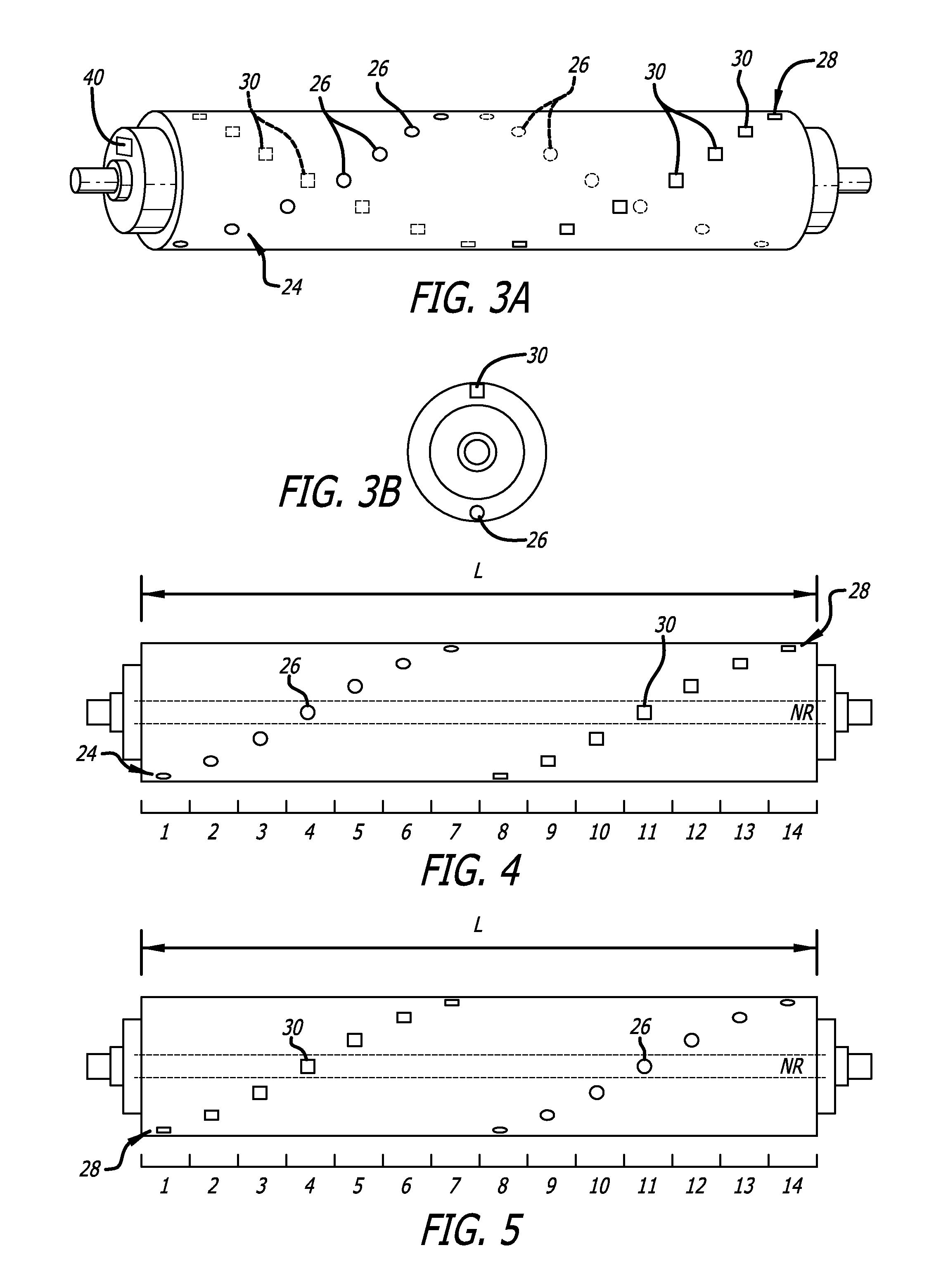 Method and apparatus for measuring and removing rotational variability from a nip pressure profile of a covered roll of a nip press