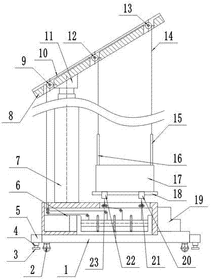 Combined type elevator for power maintenance