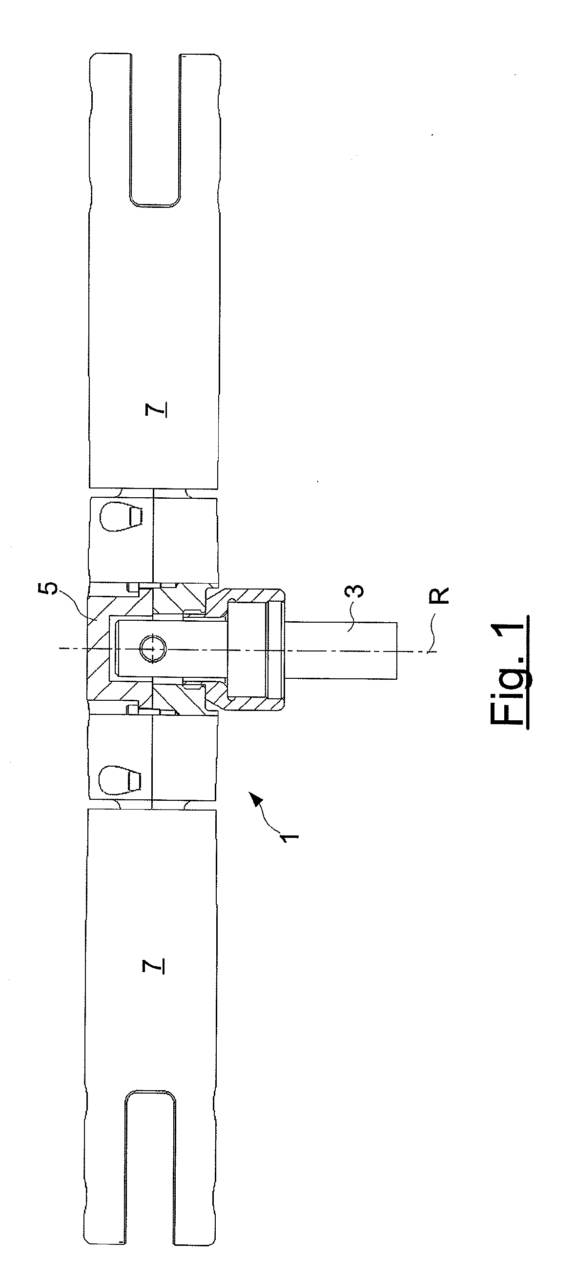 Main rotor arrangement of an uav-helicopter