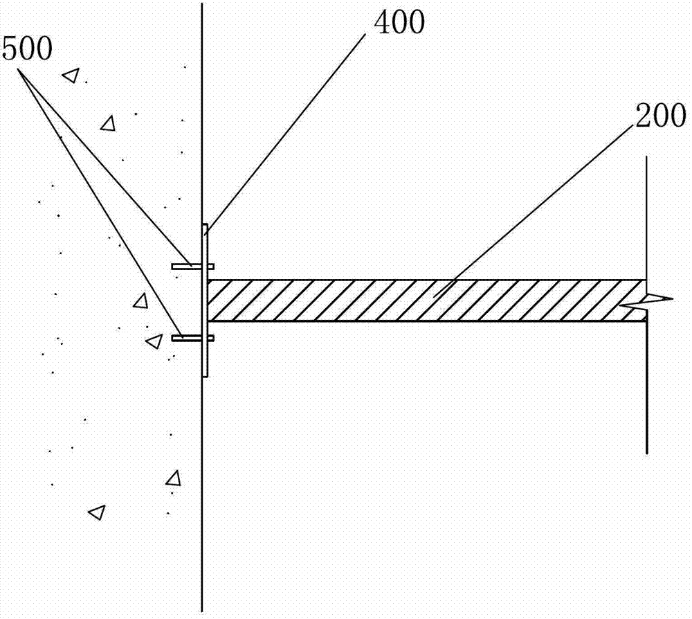 Installation technology of connecting board type inner separation wall