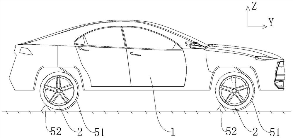 Automobile danger guarantee device, control method and automobile