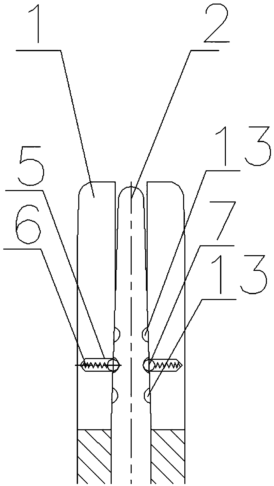 Internal expansion clamping mechanism with self-locking function