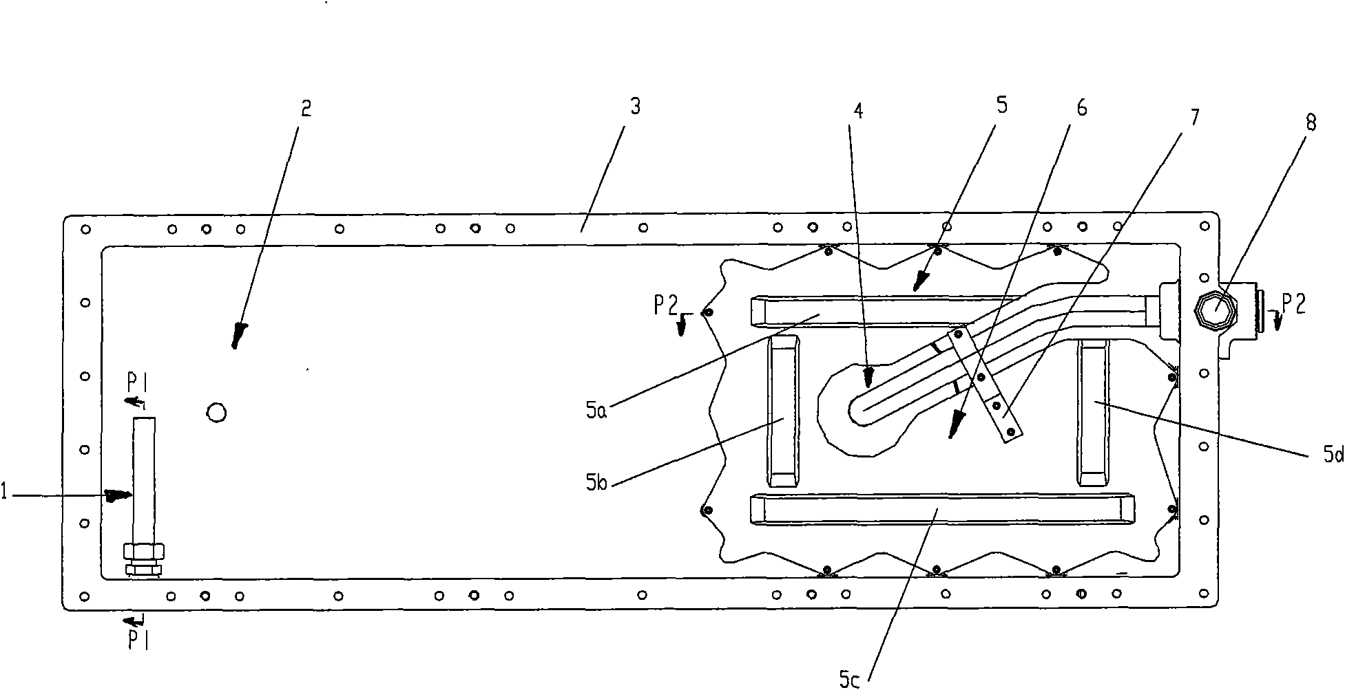 Inclination-resistant oil sump for engine