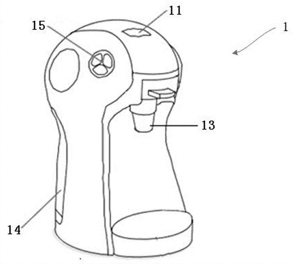 Capsule preparing machine with detection function, capsule and control method thereof