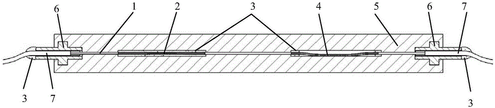 Fiber grating intelligent composite material structure based on 3D printing and preparation method thereof