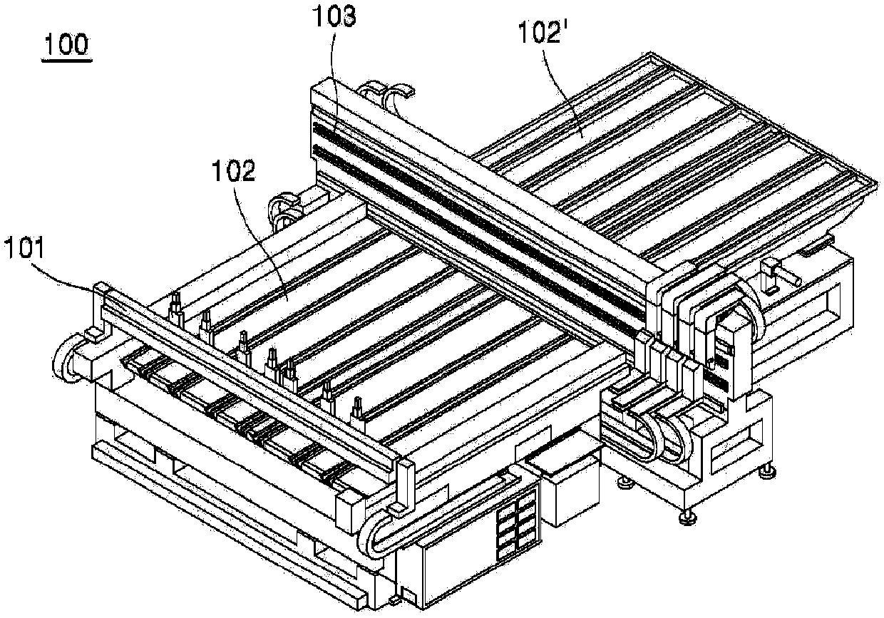 Scribing device capable of automatic exchanging scribing wheel