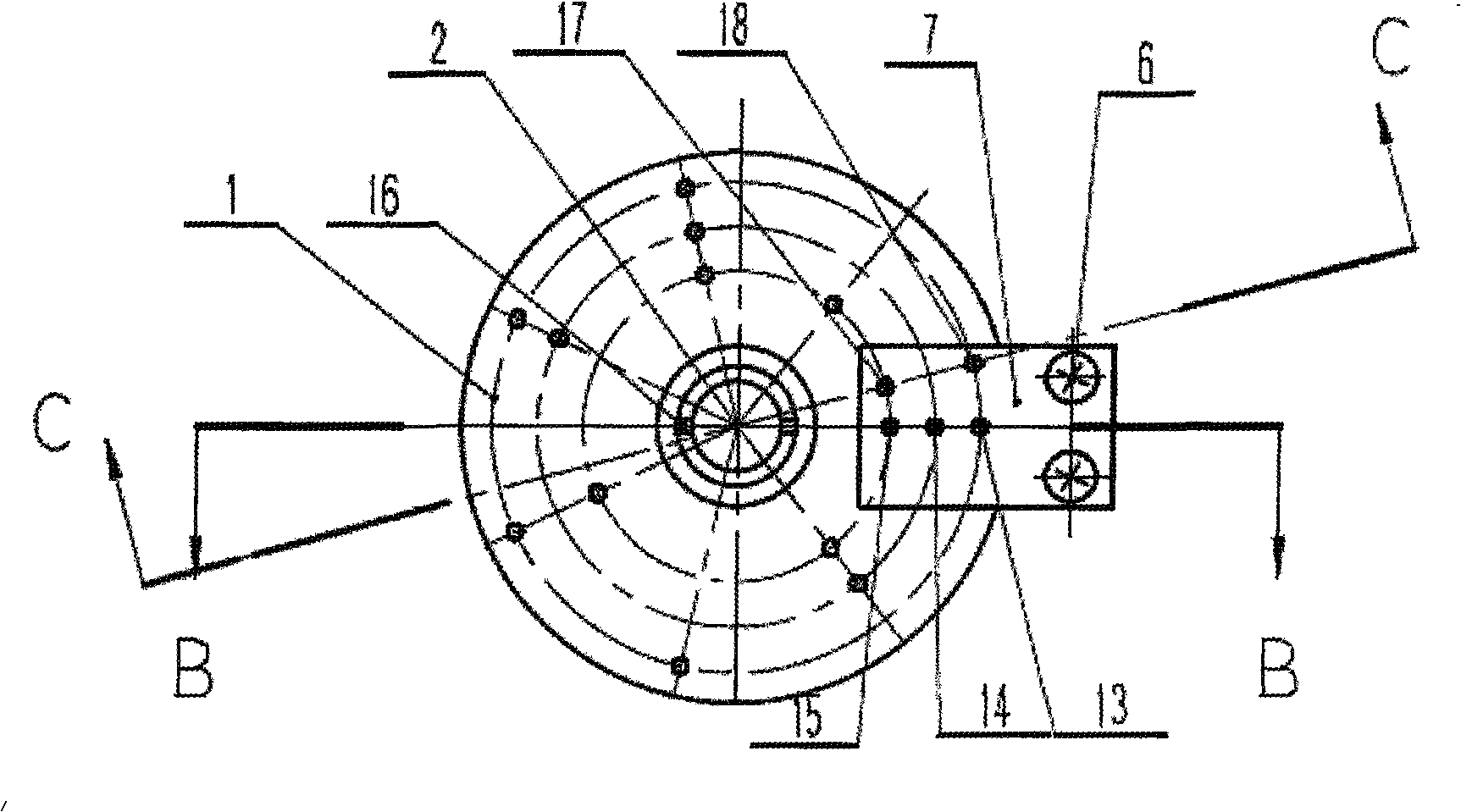 Positioning device for optoelectronic tubes on encoding disc