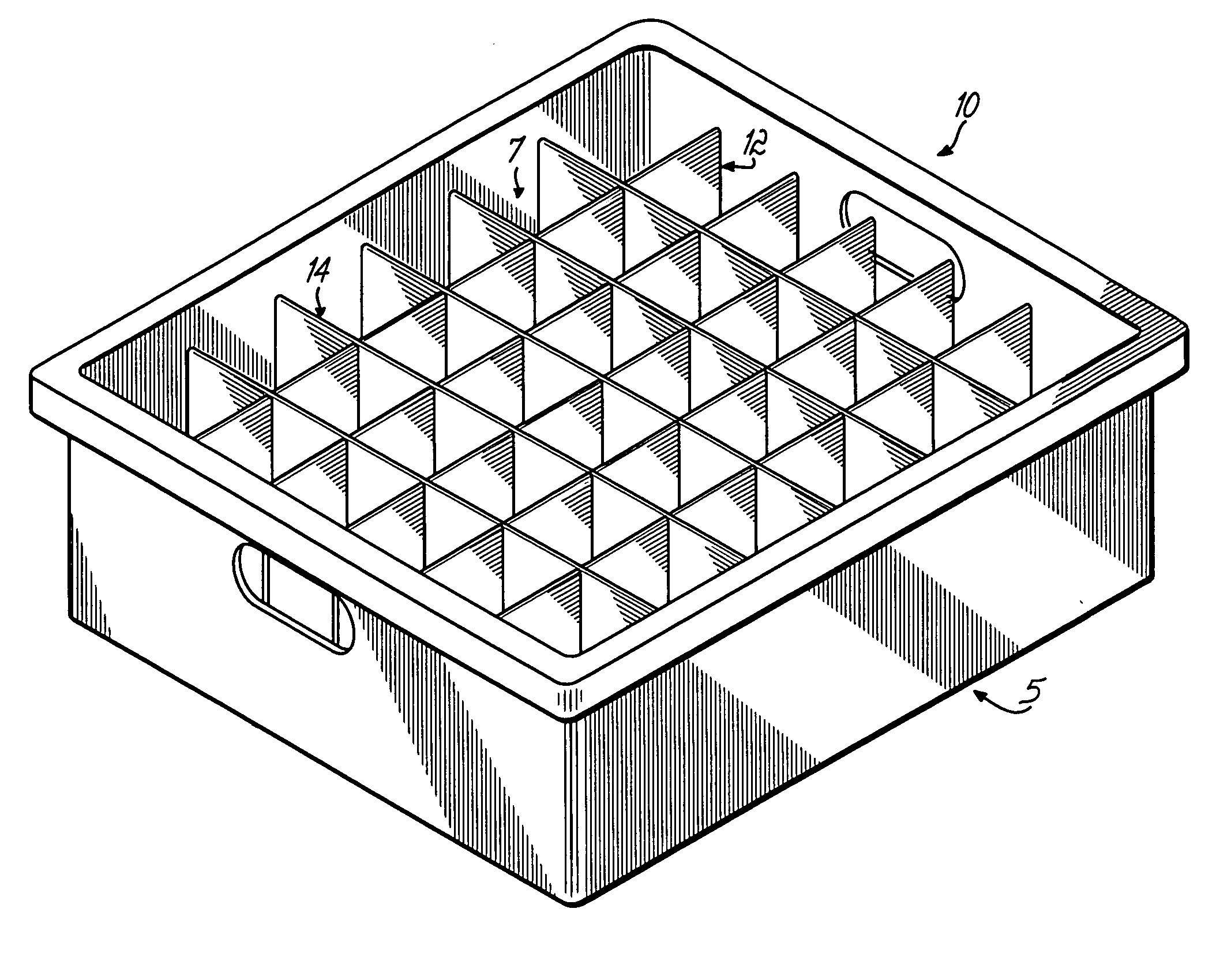 Partition assembly having floor parent welded to partitions