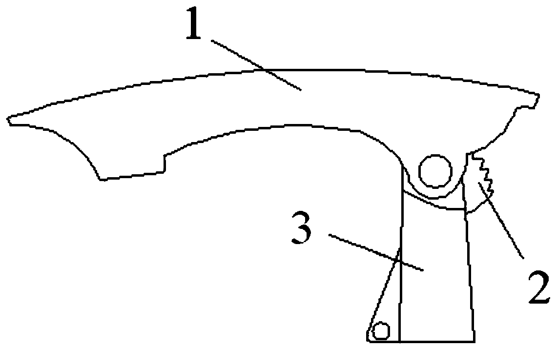 Processing technology and material of rotary asymmetrical self-retractable spring belt buckle