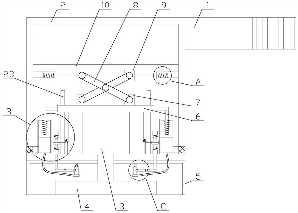 A polishing equipment with shock-absorbing function for metal tools