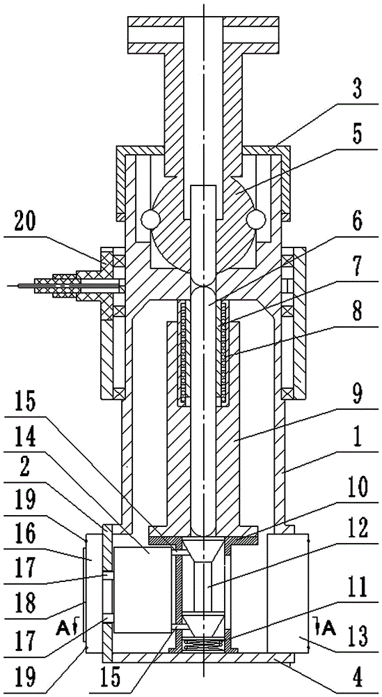 Radial ultrasonic honing device