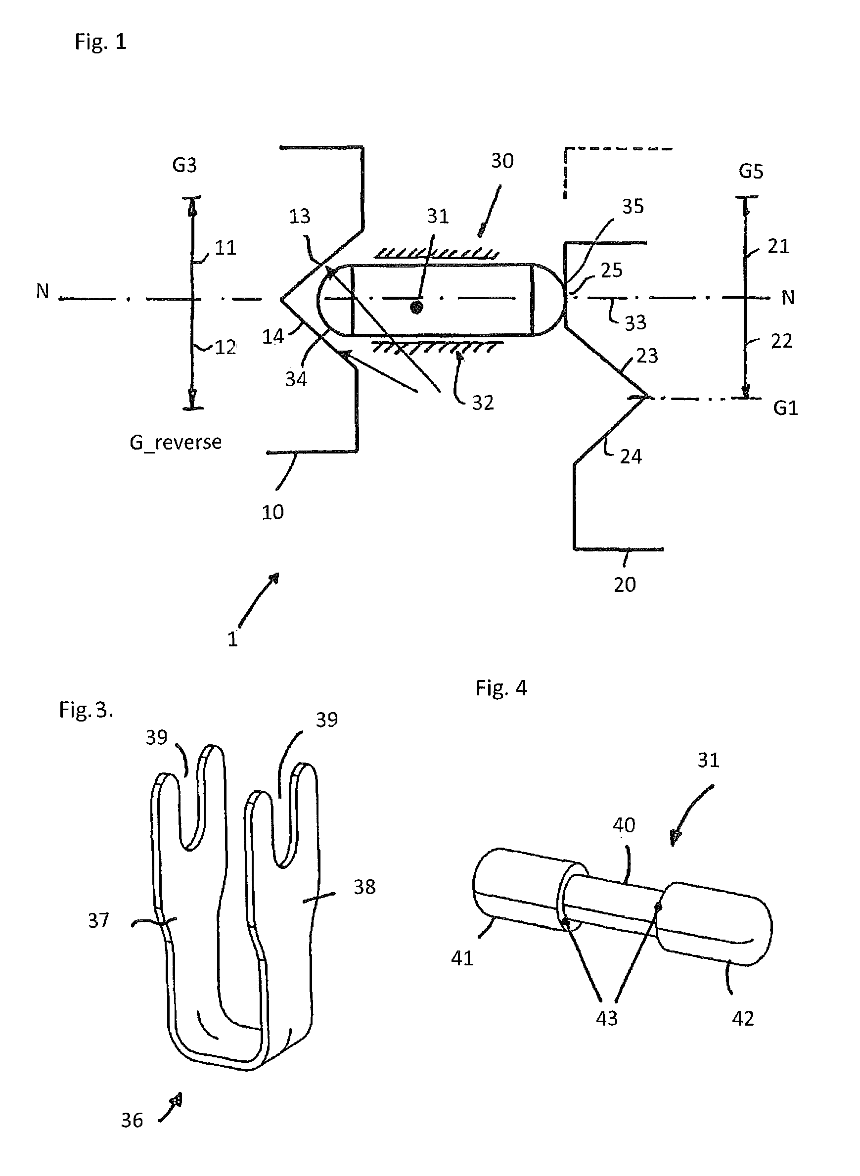 Gear shifting mechanism with a locking mechanism for a gear shift transmission