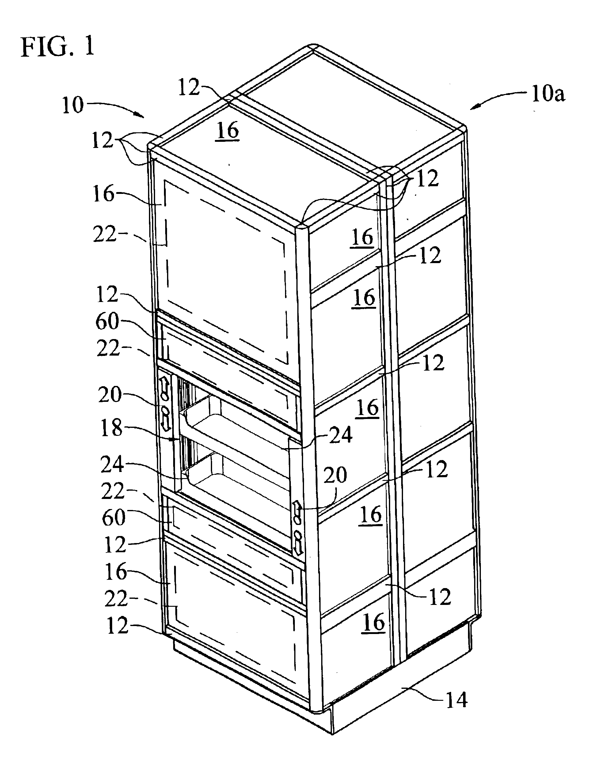 Carousel shelving unit