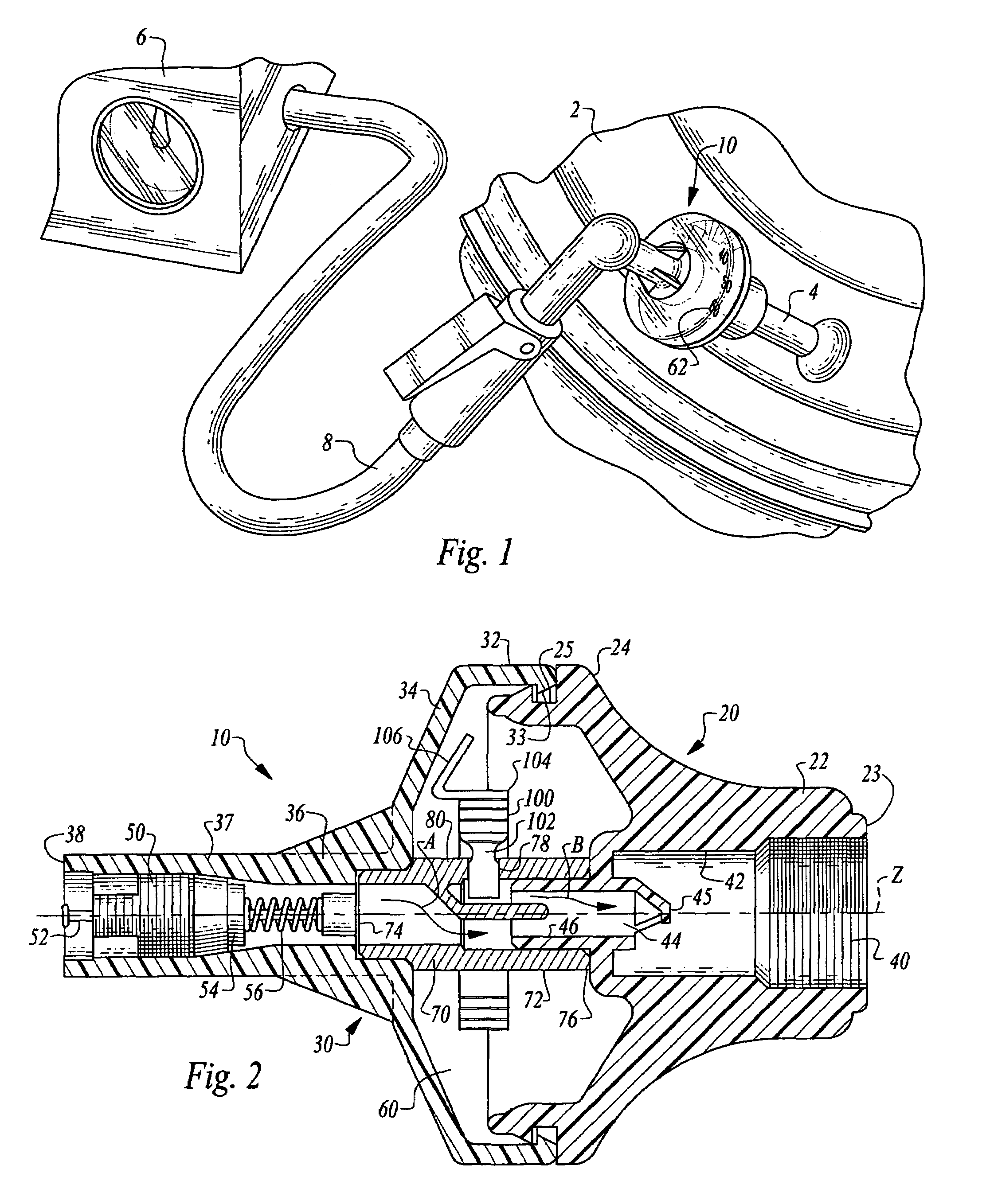 Temporary attachment tire pressure gauge