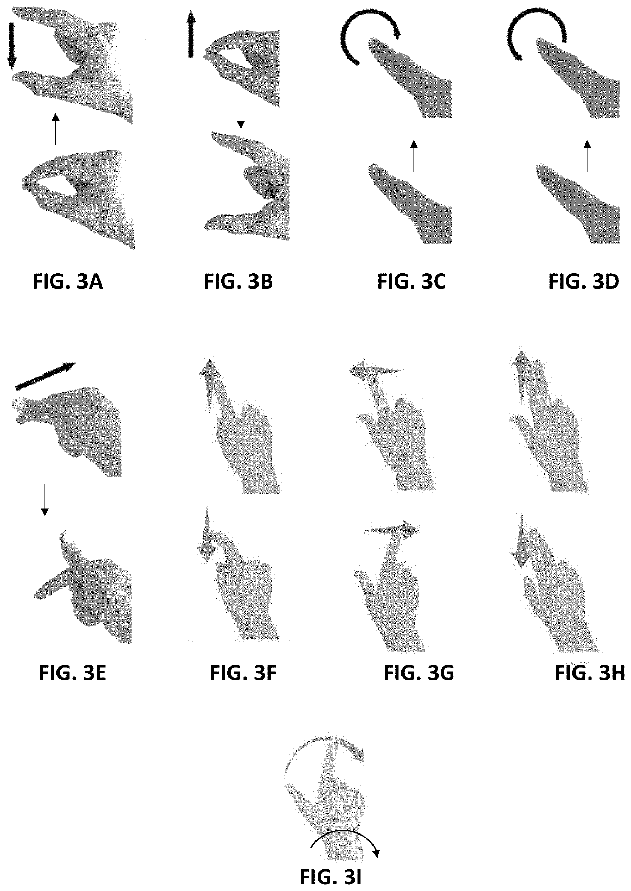 Gesture control using an intraoral scanner