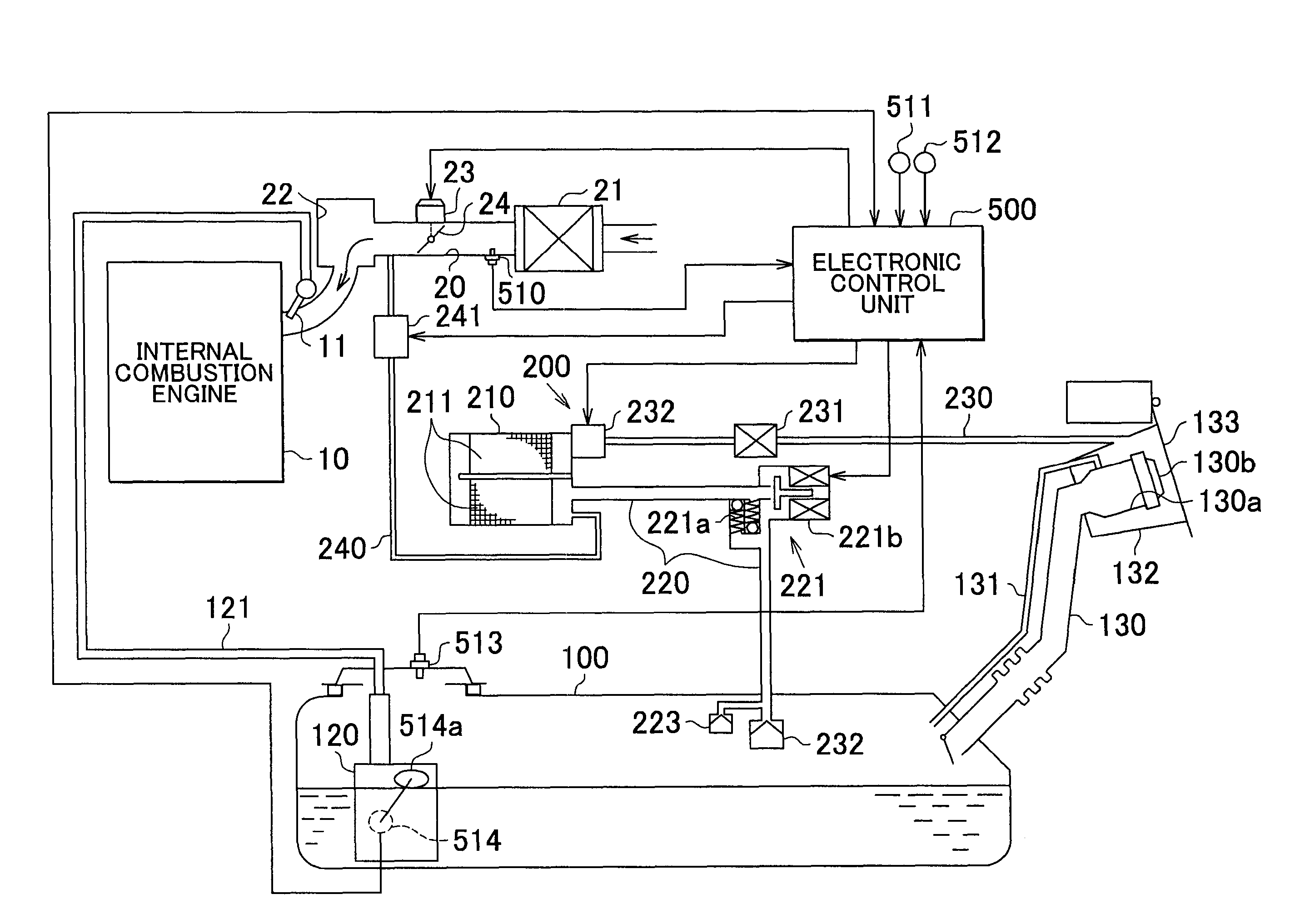 Canister arrangement structure, fuel vapor recovery device, and vehicle equipped with fuel vapor recovery device