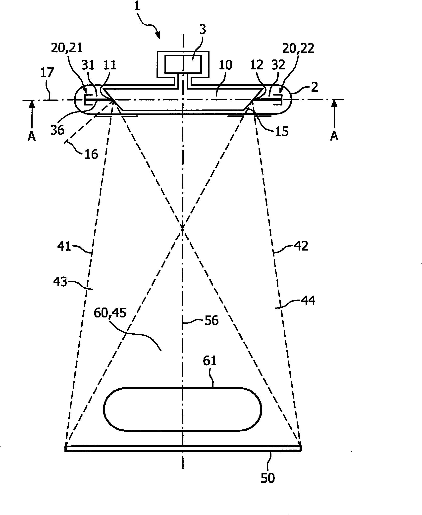 Circular tomosynthesis x-ray tube