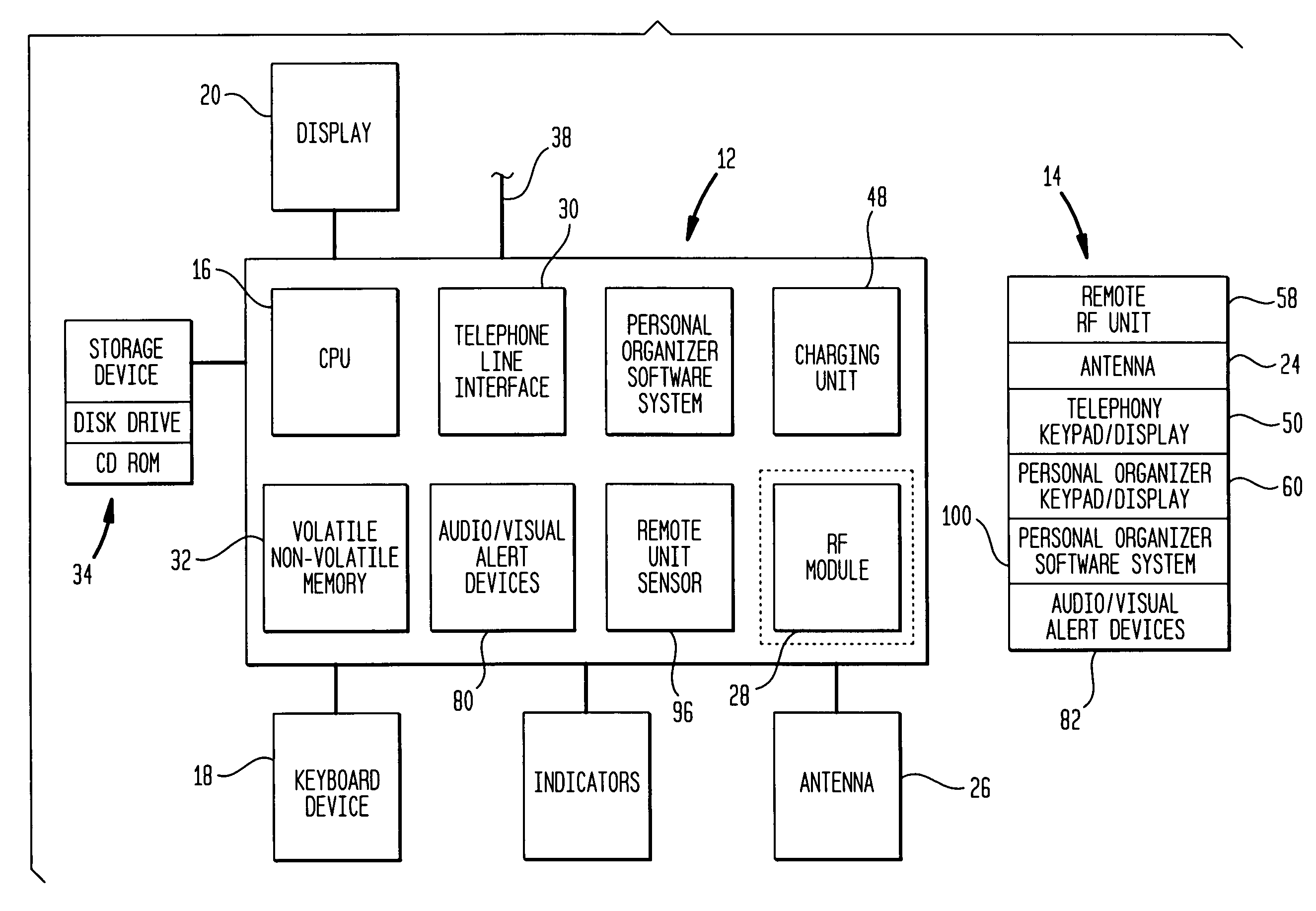 Computer and mobile communication system