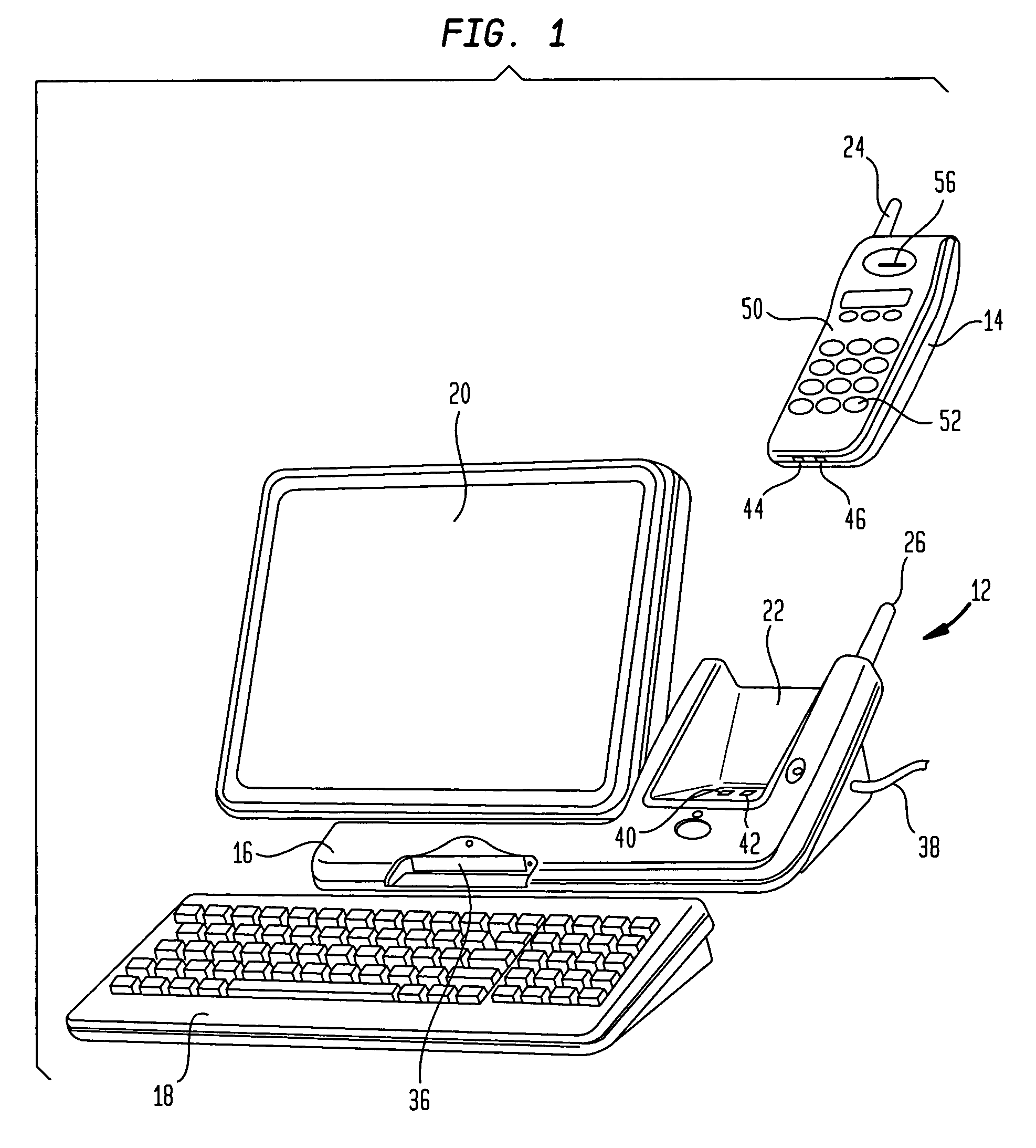 Computer and mobile communication system