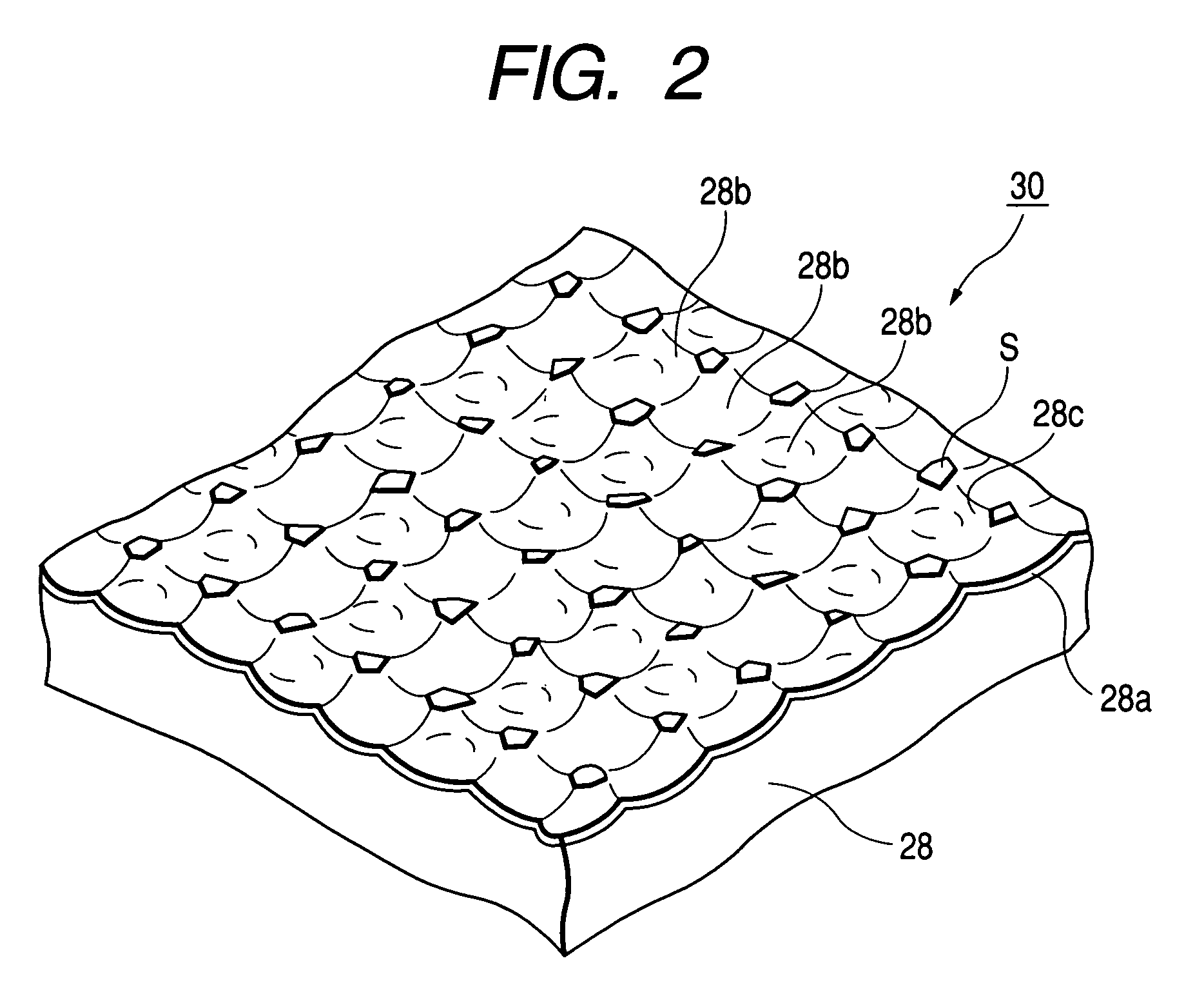 Reflector comprising a plurality of concave portions and liquid crystal display device including the same