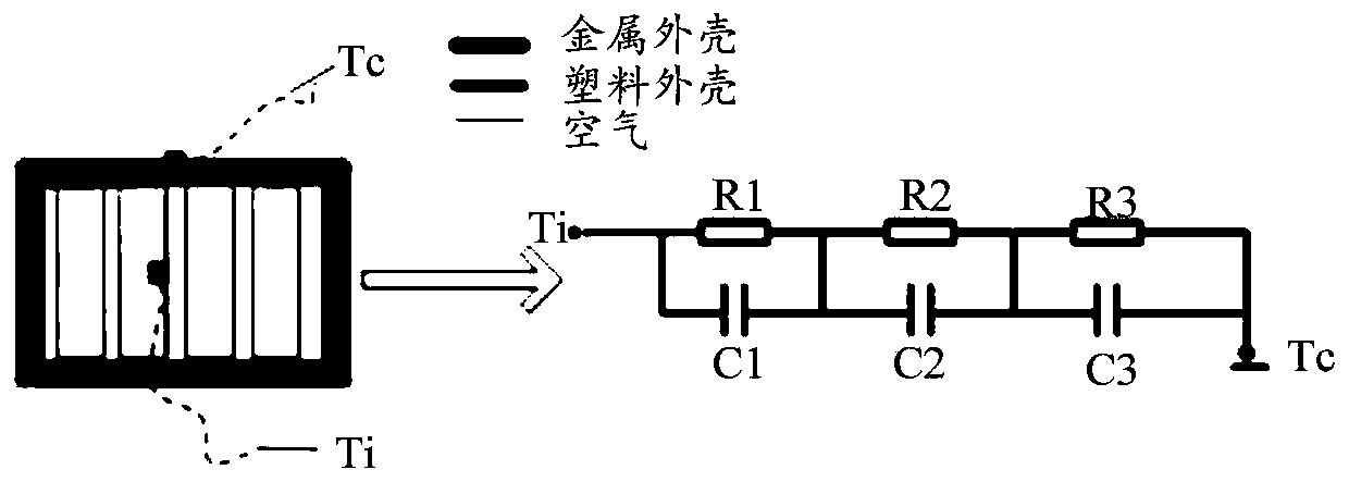 Method and device for determining internal temperature of battery module and intelligent terminal