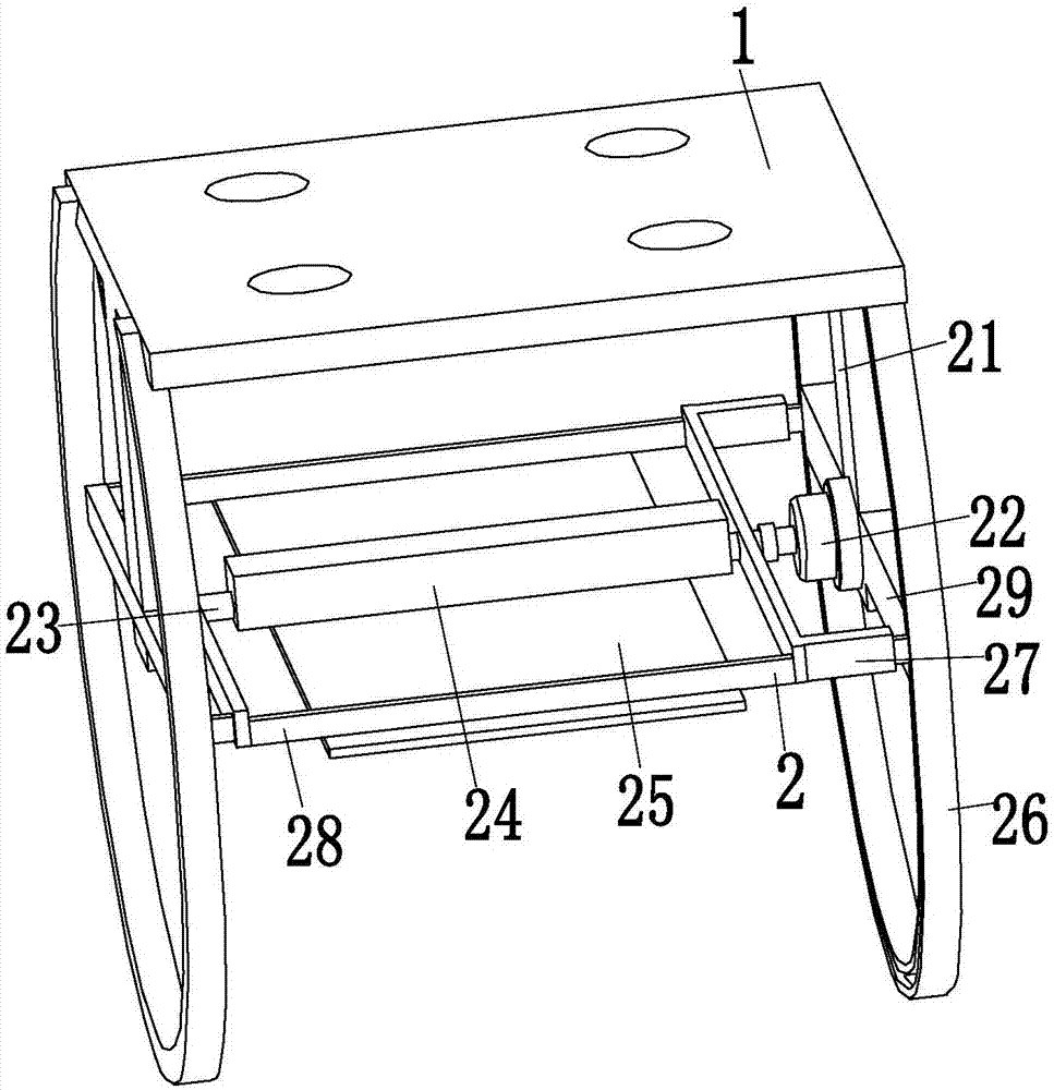 Three-hole water horse automatic collecting hanging bracket special for indicating road traffic driving route