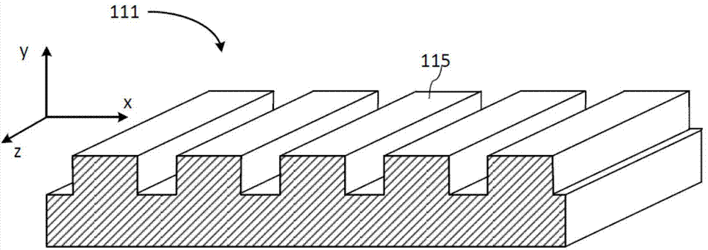 Reflective LC devices including thin film metal grating