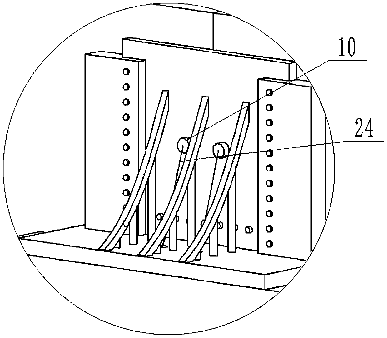 Vibration reduction locking type box girder falling prevention device