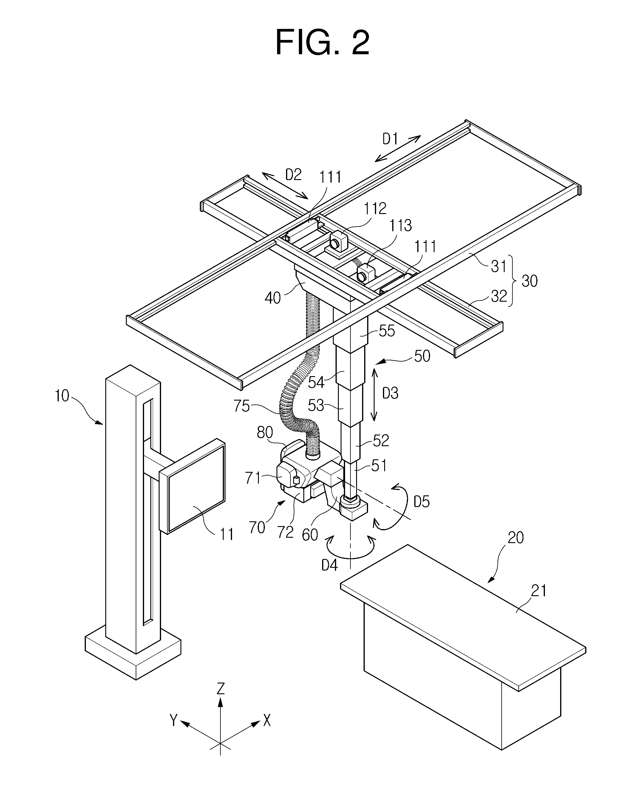 Radiographic system and control method thereof