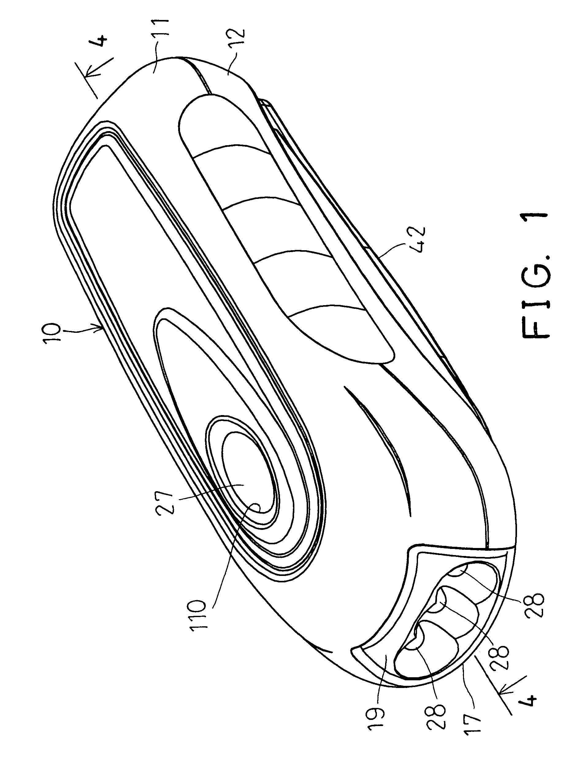 Flashlight having manual charging device