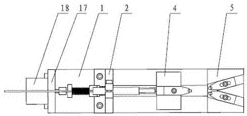 Automatic measuring device for diameter of bearing ring