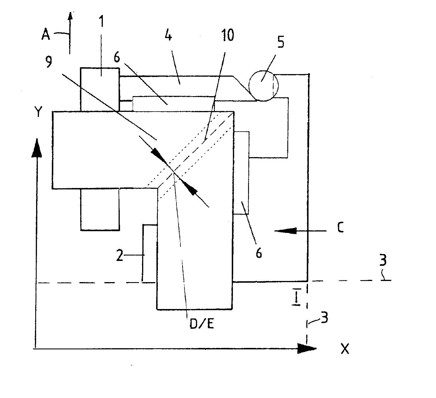 Device and a process for welding plastics profiles