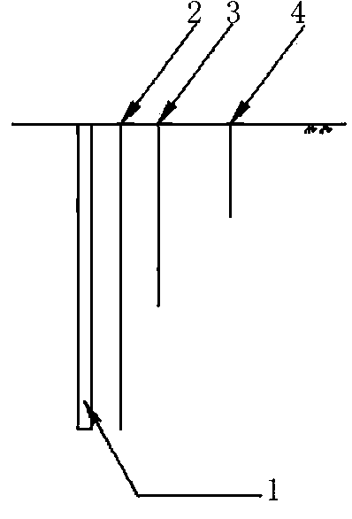 Reinforcing dredger fill foundation construction method combining drainage well and air pressure splitting