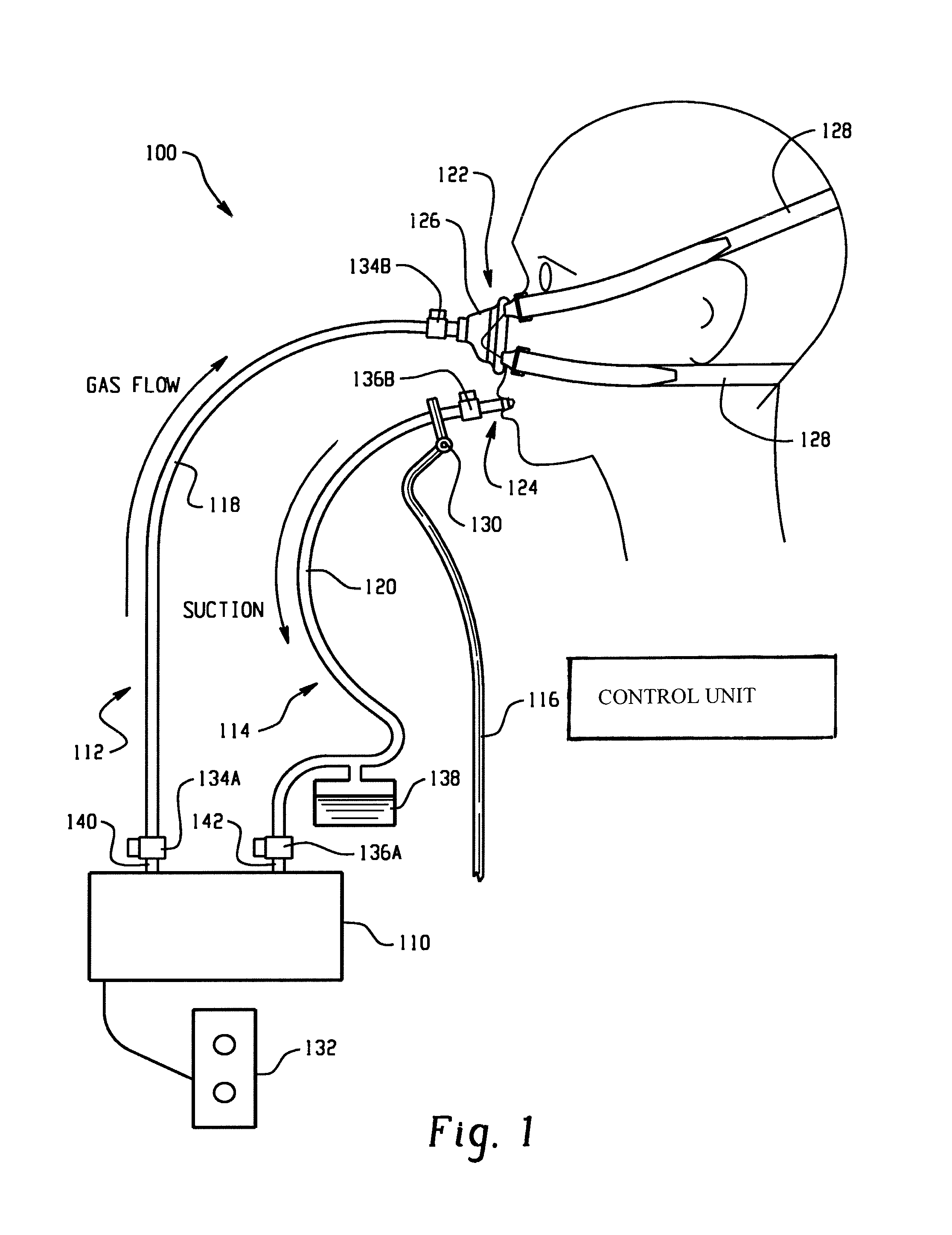 Combination lung ventilation and mucus clearance apparatus and method