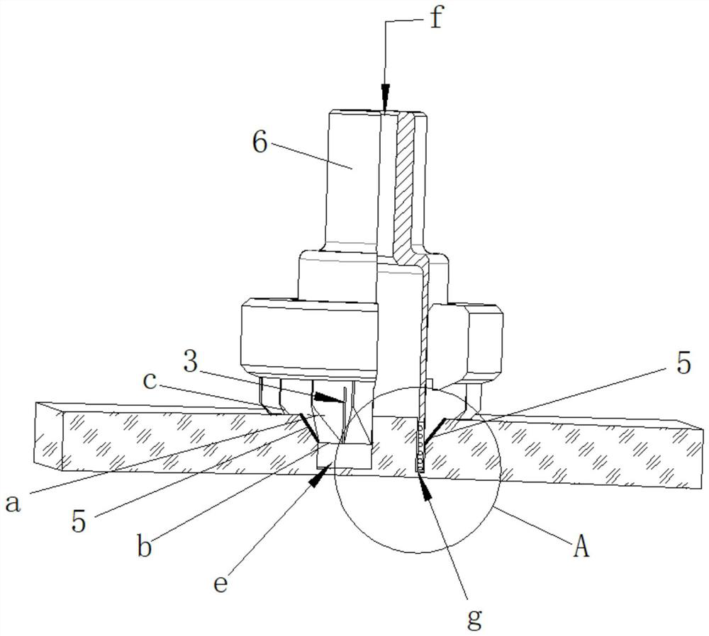 Anti-deformation glass drilling and chamfering grinding tool