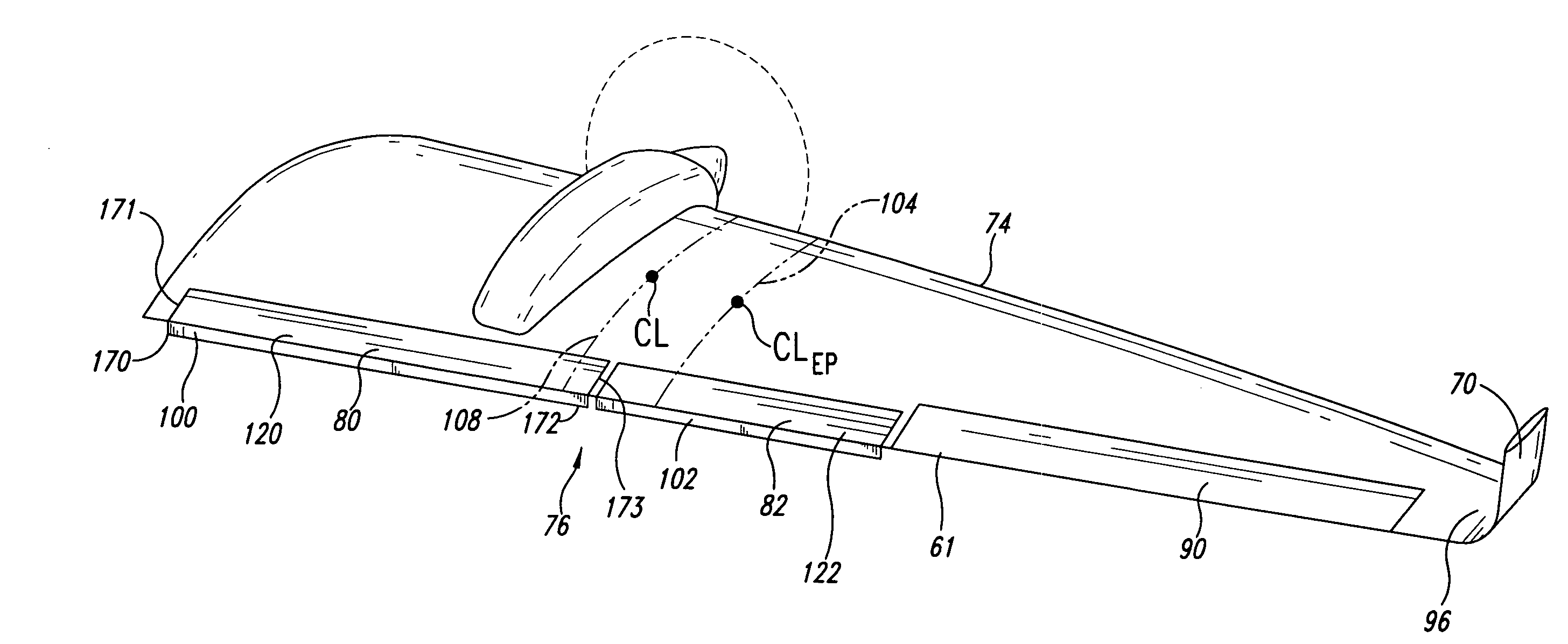 Apparatus and method for use on aircraft with spanwise flow inhibitors