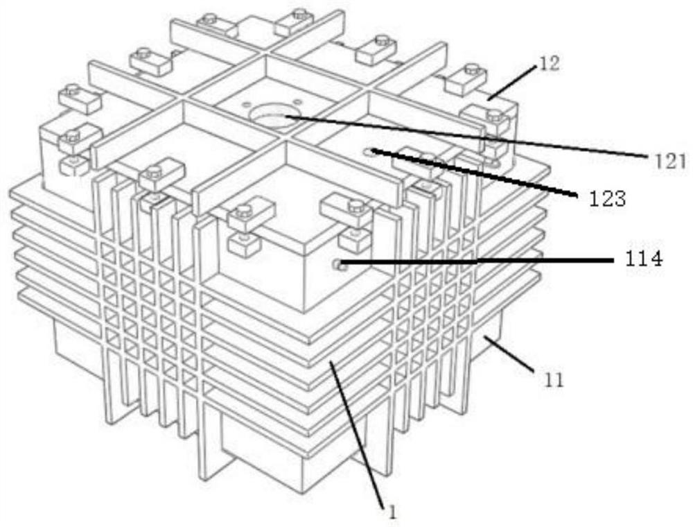 Water-force coupling test method for tunnel surrounding rock and lining structure bearing system