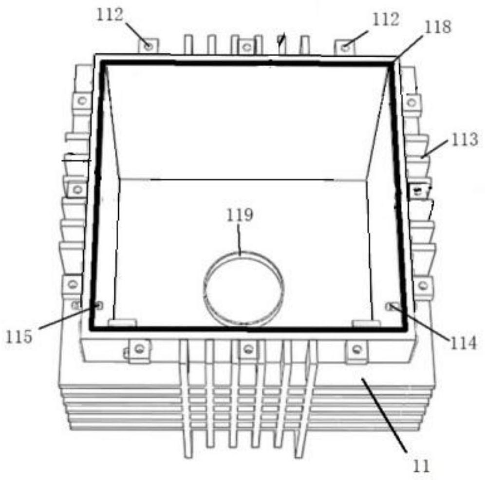 Water-force coupling test method for tunnel surrounding rock and lining structure bearing system