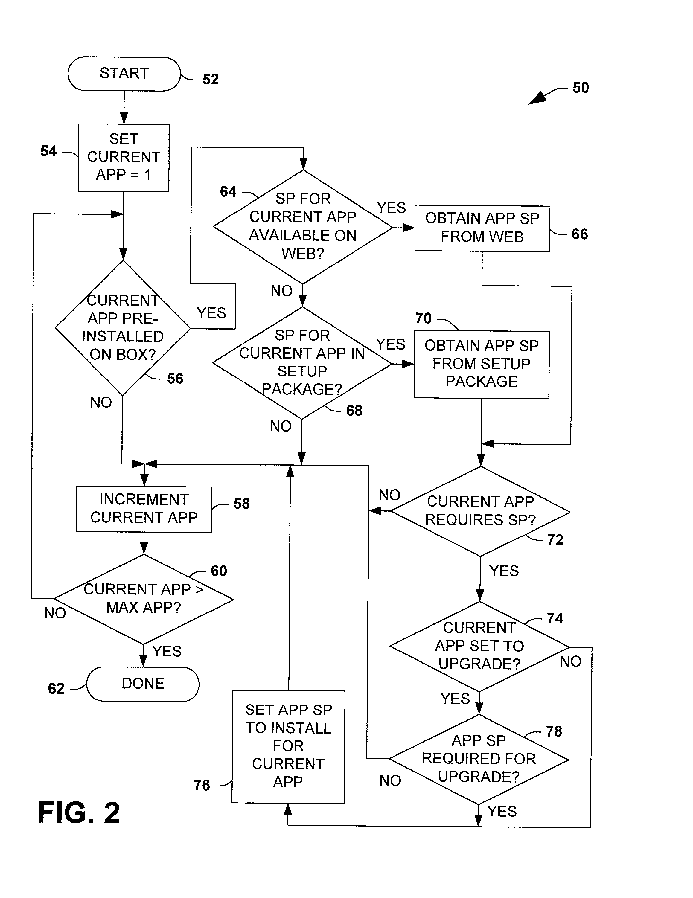 Method and software tools for intelligent service pack installation