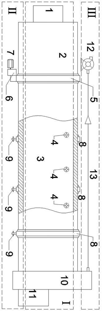 Biomass carbonization co-production combustible gas device and method in single-chamber internal heating rotary furnace