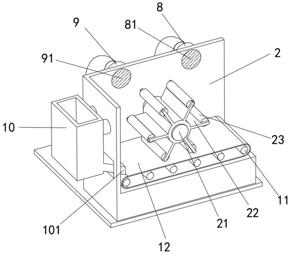 Refractory material sizing and drying system