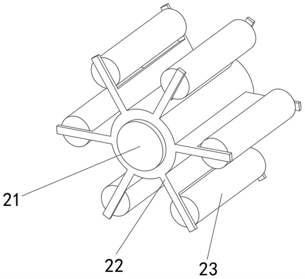 Refractory material sizing and drying system