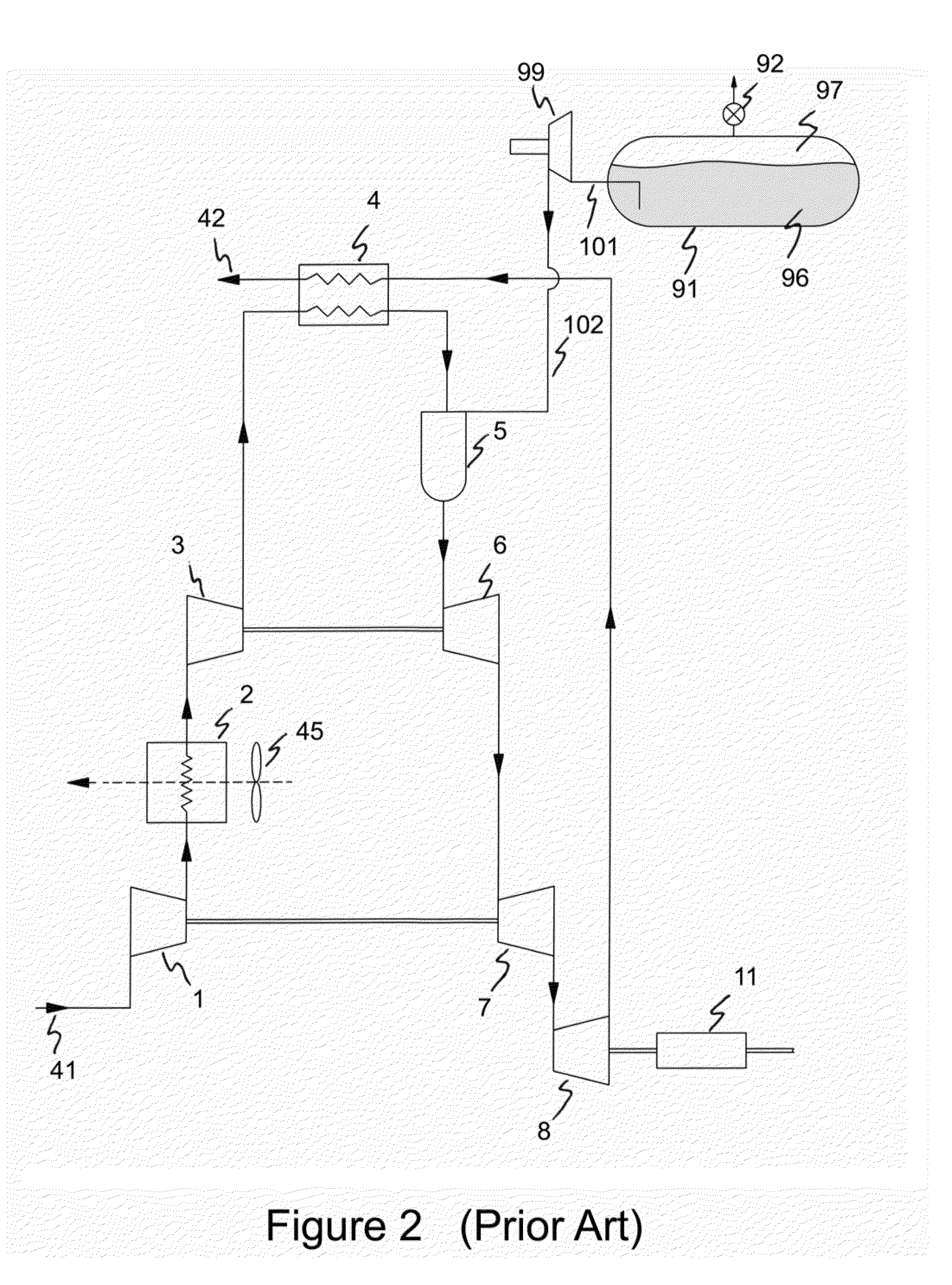 LNG fuel handling for a gas turbine engine