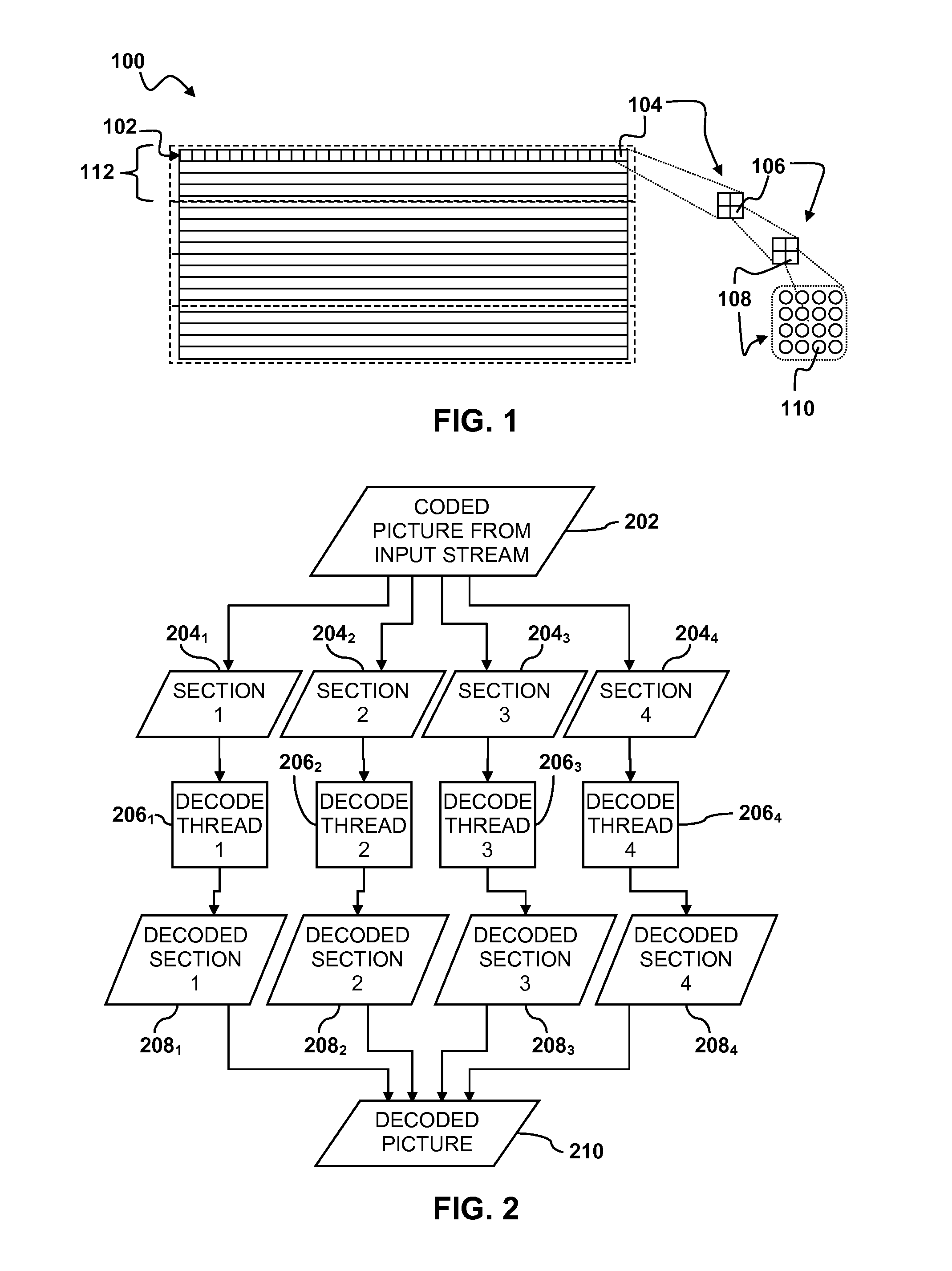 Multi-threaded streaming data decoding